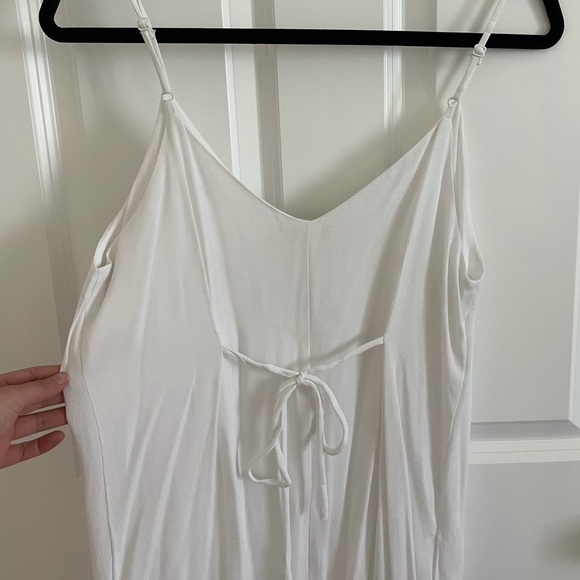 Strappy Brown Button Summer Dress - Picture 3 of 4